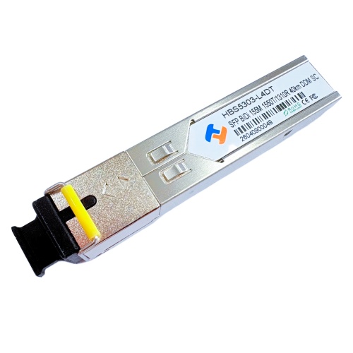 SFP 155M 单纤 1550nm TX / 1310nm RX 40km DDM SC