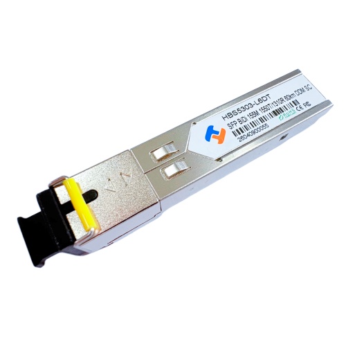 SFP 155M 单纤 1550nm TX / 1310nm RX 60km DDM SC