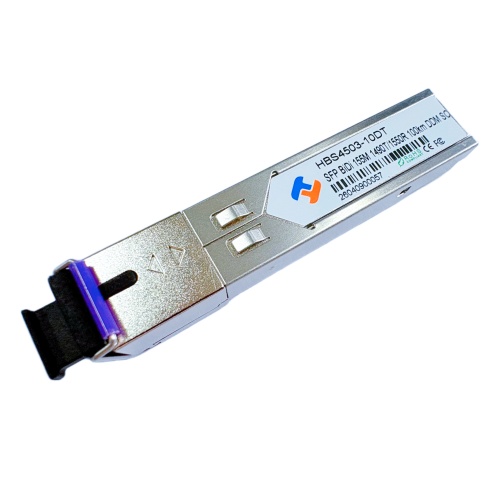 SFP 155M 单纤 1490nm TX / 1550nm RX 100km DDM SC