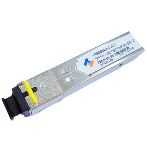 SFP 1.25G单纤 1550nm TX / 1310nm RX 2km DDM SC