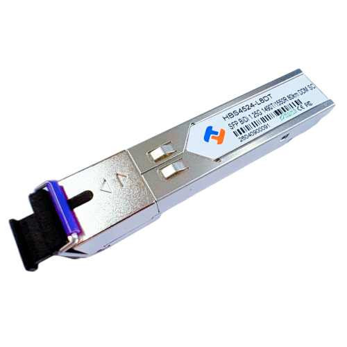 SFP 1.25G 单纤 1490nm TX / 1550nm RX 80km DDM  SC