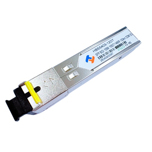 SFP 155M 单纤 1550nm TX / 1490nm RX 120km DDM SC