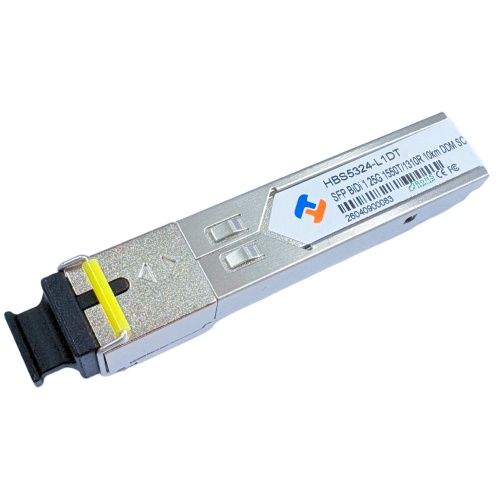 SFP 1.25G单纤 1550nm TX / 1310nm RX 10km DDM SC