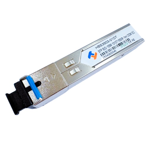 SFP 155M 单纤 1310nm TX / 1550nm RX  1km  DDM  SC