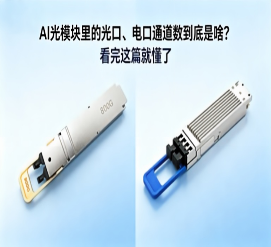 AI光模块里的光口、电口通道数到底是啥？看完这篇就懂了