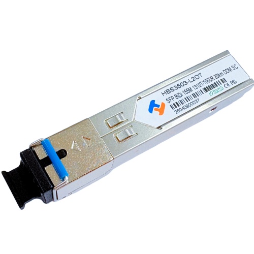 SFP 155M 单纤 1310nm TX / 1550nm RX 20km DDM  SC