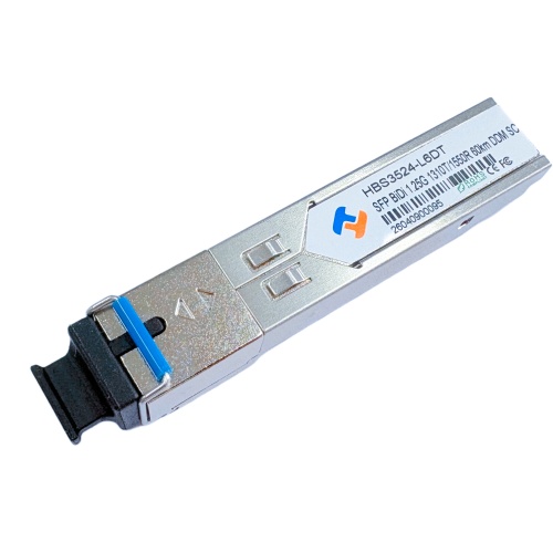SFP 1.25G 单纤 1310nm TX / 1550nm RX 60km DDM SC